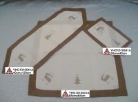 Sell embroidery christmas deer tablecloth