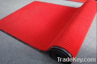 ribbed polyester floor mat