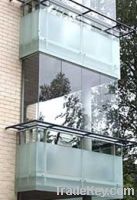 Sell Aluminium alloy frameless balcony glazing