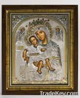 Silver Icon 925 Virgin Mary Orthodox