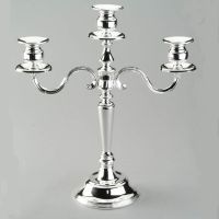 Sell SILVER PLATED 3-ARMS candle holders