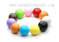 Sell solid color acrylic beads