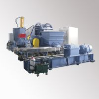 Sell  kneader & conical & twin screw extruder & pelletizing line