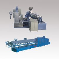 Co-rotating twin screw extruder/pelletizing line/granulator series