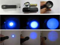 Zoom UV LED Flashlight