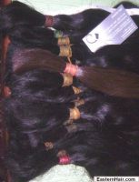 24inches long -Natural black and dark brown bunches
