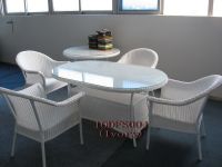 Wicker Tabe & Chair (IODFS004)