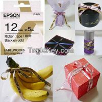 Epson 12mm ribbon tape for gift packing