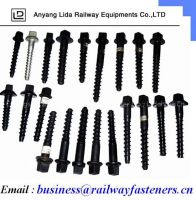 Sell screw spike/spike screw/railway fasteners/bolt and nut