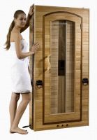 folding infrared sauna room, fir sauna cabin
