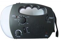 Dynamo Radio Flashlight, solar Dynamo Digital Display Radio LK-868A