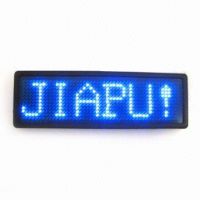LED name badge-JP1248 Blue