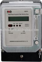 Single phase prepayment static watthour meter