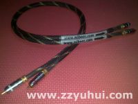 single crystal silver  audio RCA signal cable