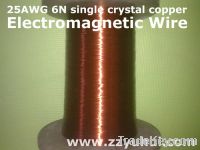 Sell 25AWG 6N single crystal copper electromagnetic wire