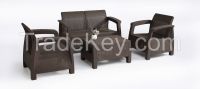 NEW Brown rattan style , PC chairs, whether-proof suitable for outdoors , living room, 
