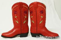 Cowgirl Boots Hand Made All leather  Western Cowgirl boots  All Leathe