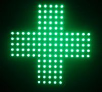 Sell LED Green Cross Sign