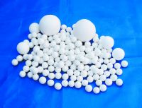 High alumina oxide white bead support media half inch Alumina ball