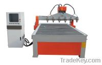 Sell wood cnc machine with 6 spindle heads