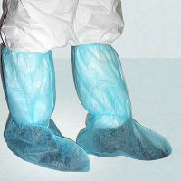 Sell Nonwoven boot cover with elastic at ankle and opening