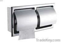 304 #Stainless steel double roll toilet dispener