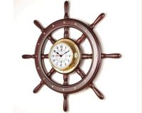 Nautical Ship Wheel Clock  GL193-198l
