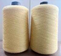 SPEC:2/48NM (2/28NE) 50%VISCOSE / 22%NYLON / 28%PBT ANGORA LIKE CORE SPUN YARN