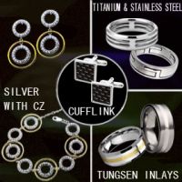 Sell Silver, Tungsten Carbide, Titanium , Stainless Steeland, jewelry