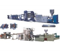 Sell PE, PS, ABS, PVC sheet/board extrusion line