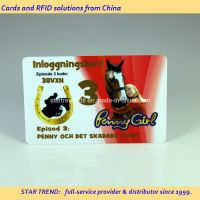 Plastic Club Member Access Card with Credit Card Size