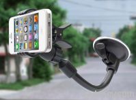 360 rotation gooseneck car mount grip holder for iphone 5