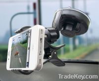 360 rotation smartphone dashboard car clamp mount holder for iphone 5