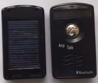 Sell bluetooth solar power speakphone caller ID FM transmit
