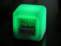Sell Fashion and Multifunction LCD Clock with FM Radio and Magic Lamp