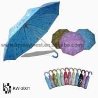 Sell Three Fold Cartoon Rain Umbrella