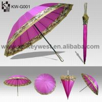 Sell straight windproof golf umbrella