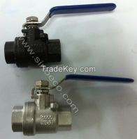 Stainless steel 201 304 316 / carbon steel female threaded screwed 1000WOG 2pc Ball Valve