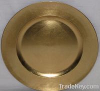 Sell 13inch gold round charger plate
