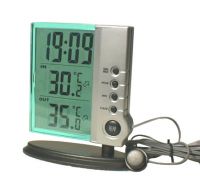 Sell In-outdoor Thermometer Clock (TS-203T)