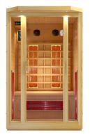 one person full glass  infrared sauna room