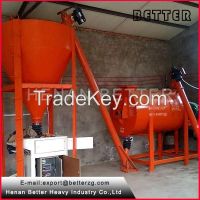 simple and portable  semi automatic dry mortar producution line