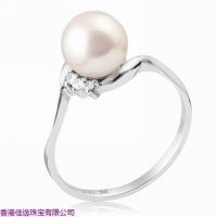 Sell freshwater pearl ring, jewelry JR0001