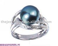 Freshwater pearl ring, jewelry JR0002
