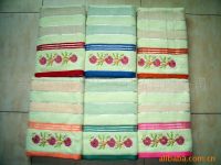 Sell embroderied bath towel