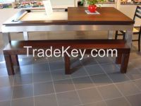 7ft quality stainless steel pool dining table