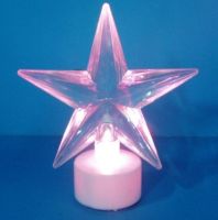 LED tea candle with pentagram