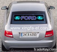Sell fashional gift for christmas/el animated lighting auto sticker