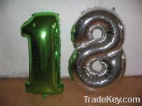 Number foil balloon of China supplier