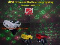 Mini Green  Red Laser Stage lighting    Model no.: GST117D